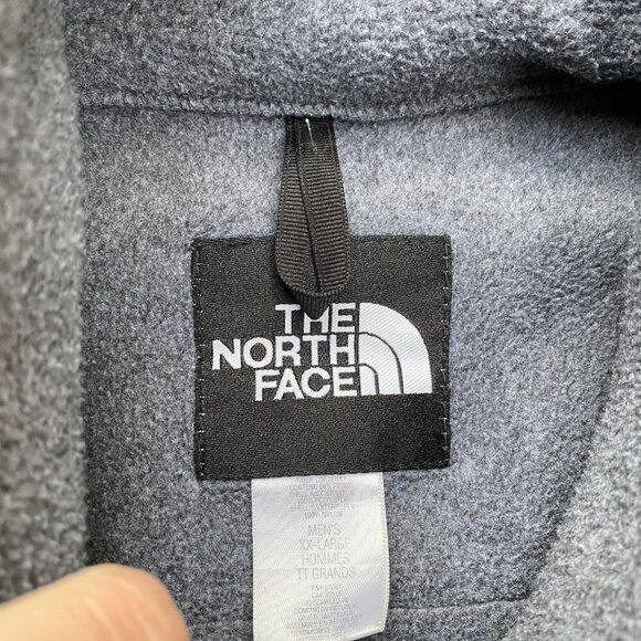 Vintage The North Face Denali Fleece Jacket XXL Gray - Picture 3 of 6
